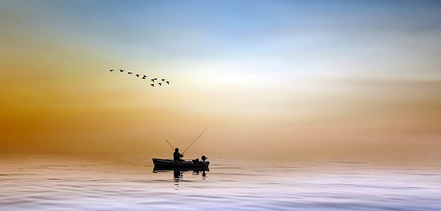 Angler auf dem Meer - Individualpsychologische Beratung